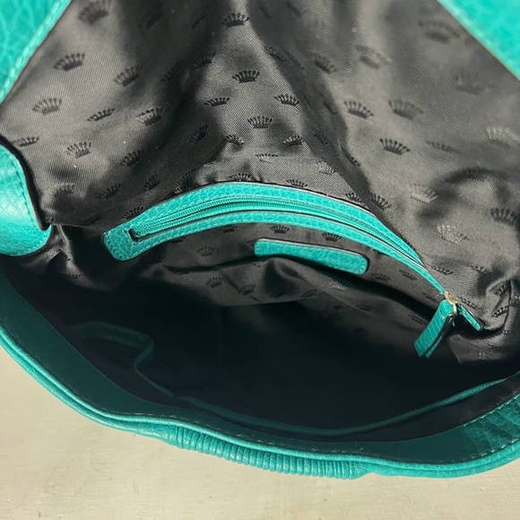 Juicy Couture Teal Turquoise Hobo Crossbody Purse Bag - Picture 7 of 9
